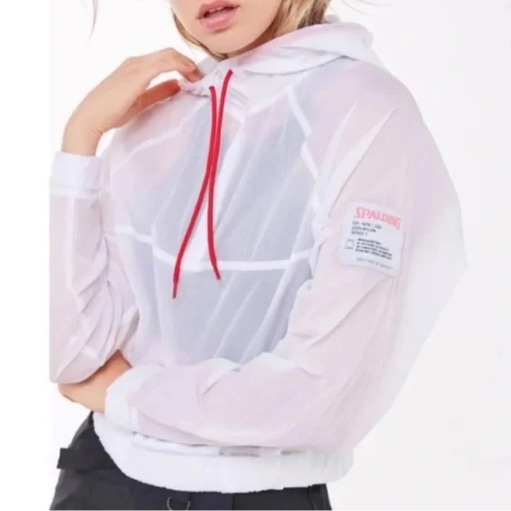 Spalding Women's Sportswear Retro Popover Hoodie
Hooded Sweatshirt Windbreaker